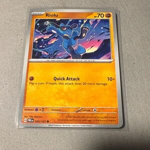Riolu Pokémon Card